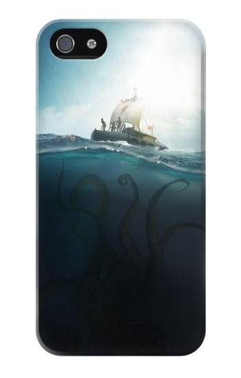 S3540 Giant Octopus Etui Coque Housse pour iPhone 5 5S SE