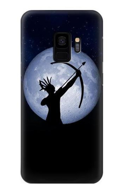 S3489 Indian Hunter Moon Etui Coque Housse pour Samsung Galaxy S9