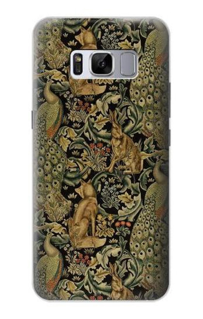 S3661 William Morris Forest Velvet Etui Coque Housse pour Samsung Galaxy S8 Plus
