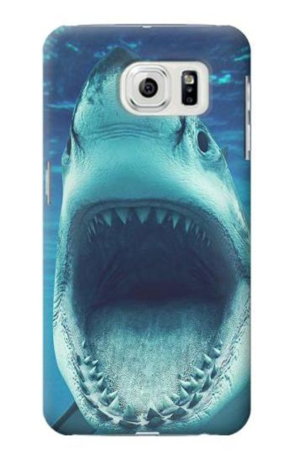 S3548 Tiger Shark Etui Coque Housse pour Samsung Galaxy S7 Edge
