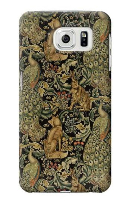 S3661 William Morris Forest Velvet Etui Coque Housse pour Samsung Galaxy S7 Edge