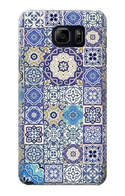 S3537 Moroccan Mosaic Pattern Etui Coque Housse pour Samsung Galaxy S6 Edge Plus