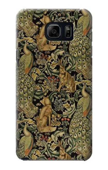 S3661 William Morris Forest Velvet Etui Coque Housse pour Samsung Galaxy S6 Edge Plus