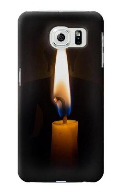 S3530 Buddha Candle Burning Etui Coque Housse pour Samsung Galaxy S6