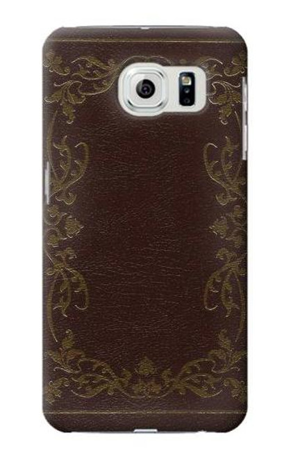 S3553 Vintage Book Cover Etui Coque Housse pour Samsung Galaxy S6