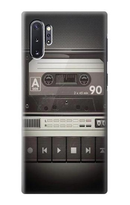 S3501 Vintage Cassette Player Etui Coque Housse pour Samsung Galaxy Note 10 Plus