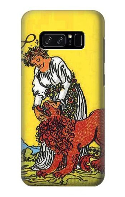 S3458 Strength Tarot Card Etui Coque Housse pour Note 8 Samsung Galaxy Note8