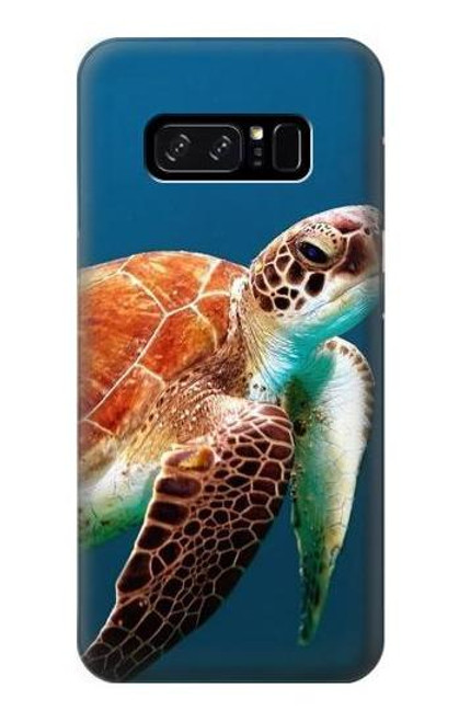 S3497 Green Sea Turtle Etui Coque Housse pour Note 8 Samsung Galaxy Note8