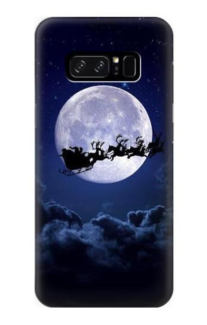 S3508 Xmas Santa Moon Etui Coque Housse pour Note 8 Samsung Galaxy Note8