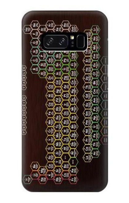 S3544 Neon Honeycomb Periodic Table Etui Coque Housse pour Note 8 Samsung Galaxy Note8