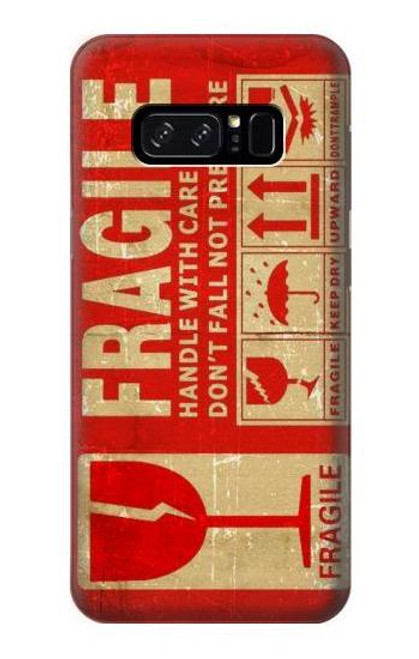 S3552 Vintage Fragile Label Art Etui Coque Housse pour Note 8 Samsung Galaxy Note8