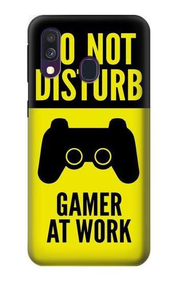 S3515 Gamer Work Etui Coque Housse pour Samsung Galaxy A40