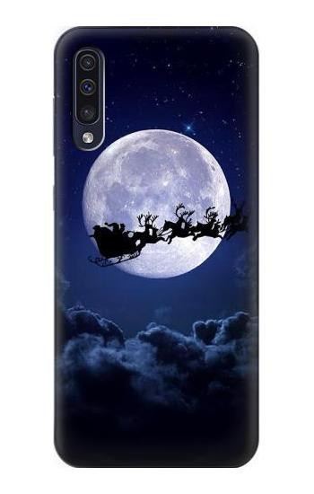 S3508 Xmas Santa Moon Etui Coque Housse pour Samsung Galaxy A70