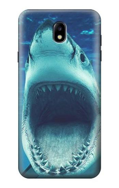 S3548 Tiger Shark Etui Coque Housse pour Samsung Galaxy J7 (2018), J7 Aero, J7 Top, J7 Aura, J7 Crown, J7 Refine, J7 Eon, J7 V 2nd Gen, J7 Star