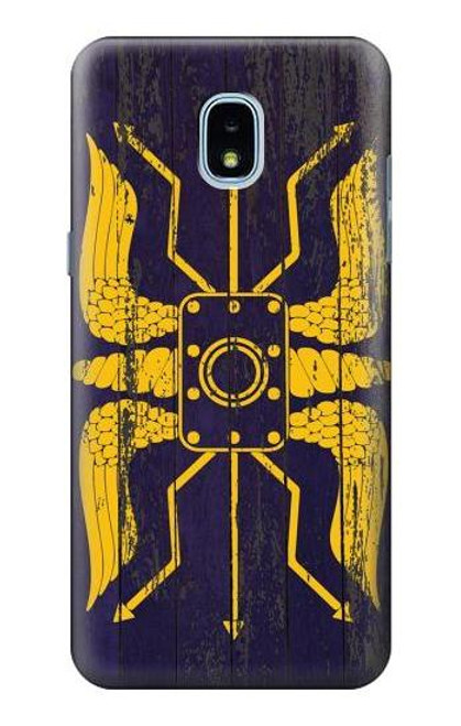 S3546 Roman Shield Blue Etui Coque Housse pour Samsung Galaxy J3 (2018), J3 Star, J3 V 3rd Gen, J3 Orbit, J3 Achieve, Express Prime 3, Amp Prime 3
