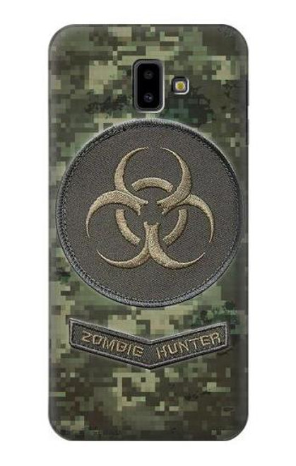 S3468 Biohazard Zombie Hunter Graphic Etui Coque Housse pour Samsung Galaxy J6+ (2018), J6 Plus (2018)