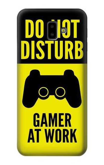 S3515 Gamer Work Etui Coque Housse pour Samsung Galaxy J6+ (2018), J6 Plus (2018)