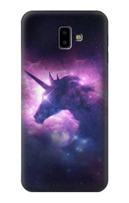 S3538 Unicorn Galaxy Etui Coque Housse pour Samsung Galaxy J6+ (2018), J6 Plus (2018)