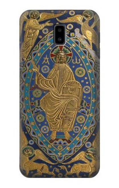 S3620 Book Cover Christ Majesty Etui Coque Housse pour Samsung Galaxy J6+ (2018), J6 Plus (2018)