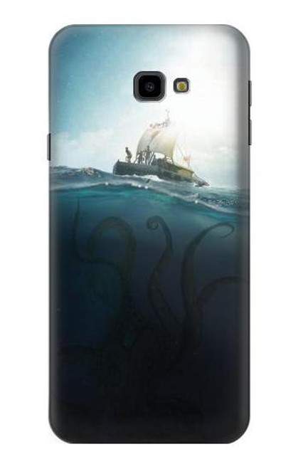 S3540 Giant Octopus Etui Coque Housse pour Samsung Galaxy J4+ (2018), J4 Plus (2018)