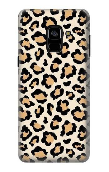 S3374 Fashionable Leopard Seamless Pattern Etui Coque Housse pour Samsung Galaxy A8 (2018)