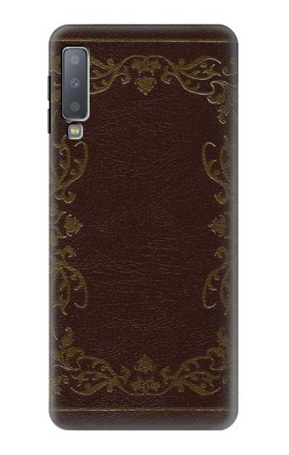 S3553 Vintage Book Cover Etui Coque Housse pour Samsung Galaxy A7 (2018)