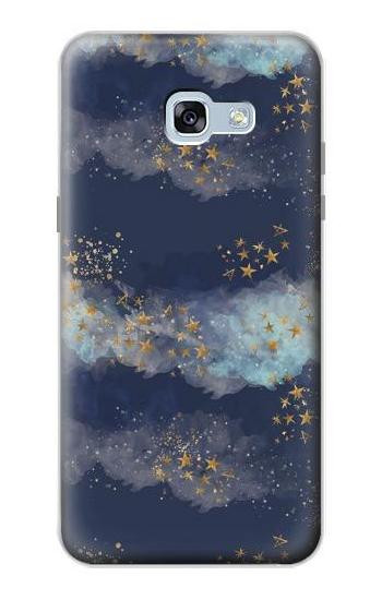 S3364 Gold Star Sky Etui Coque Housse pour Samsung Galaxy A5 (2017)