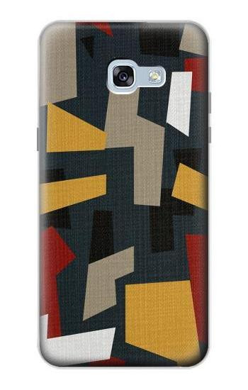 S3386 Abstract Fabric Texture Etui Coque Housse pour Samsung Galaxy A5 (2017)