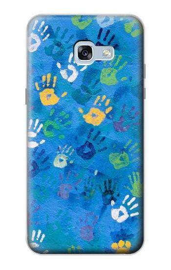 S3403 Hand Print Etui Coque Housse pour Samsung Galaxy A5 (2017)