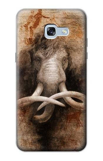 S3427 Mammoth Ancient Cave Art Etui Coque Housse pour Samsung Galaxy A5 (2017)