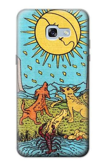 S3435 Tarot Card Moon Etui Coque Housse pour Samsung Galaxy A5 (2017)