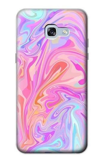 S3444 Digital Art Colorful Liquid Etui Coque Housse pour Samsung Galaxy A5 (2017)