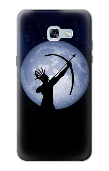 S3489 Indian Hunter Moon Etui Coque Housse pour Samsung Galaxy A5 (2017)