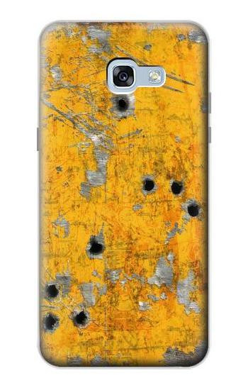 S3528 Bullet Rusting Yellow Metal Etui Coque Housse pour Samsung Galaxy A5 (2017)