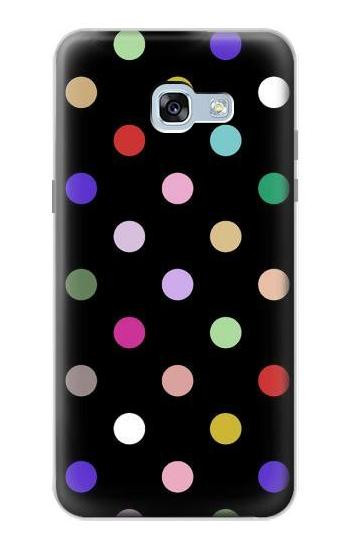 S3532 Colorful Polka Dot Etui Coque Housse pour Samsung Galaxy A5 (2017)