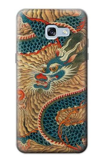 S3541 Dragon Cloud Painting Etui Coque Housse pour Samsung Galaxy A5 (2017)