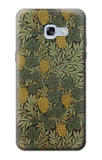 S3662 William Morris Vine Pattern Etui Coque Housse pour Samsung Galaxy A5 (2017)