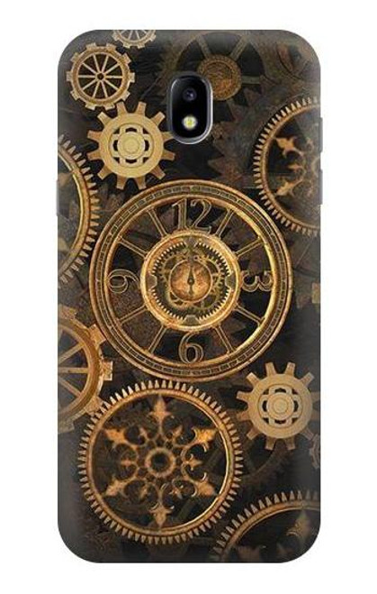 S3442 Clock Gear Etui Coque Housse pour Samsung Galaxy J5 (2017) EU Version