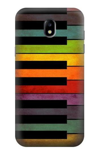 S3451 Colorful Piano Etui Coque Housse pour Samsung Galaxy J5 (2017) EU Version