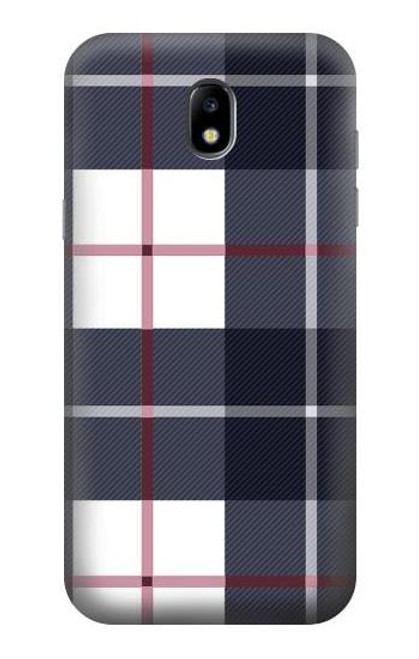 S3452 Plaid Fabric Pattern Etui Coque Housse pour Samsung Galaxy J5 (2017) EU Version