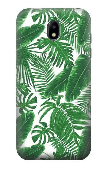 S3457 Paper Palm Monstera Etui Coque Housse pour Samsung Galaxy J5 (2017) EU Version