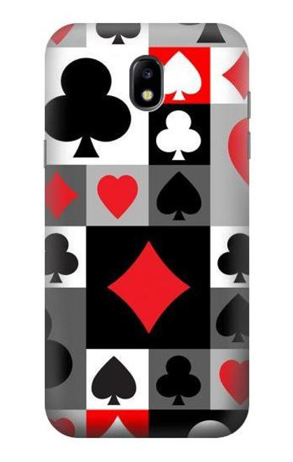 S3463 Poker Card Suit Etui Coque Housse pour Samsung Galaxy J5 (2017) EU Version