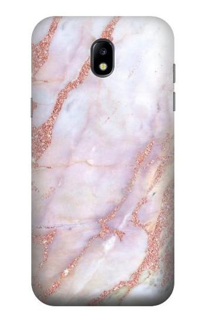 S3482 Soft Pink Marble Graphic Print Etui Coque Housse pour Samsung Galaxy J5 (2017) EU Version