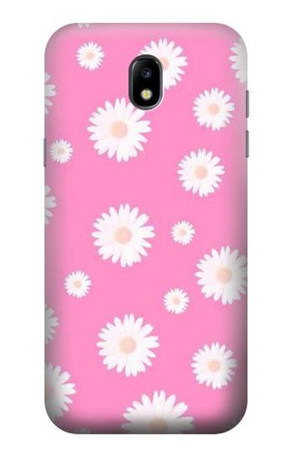 S3500 Pink Floral Pattern Etui Coque Housse pour Samsung Galaxy J5 (2017) EU Version