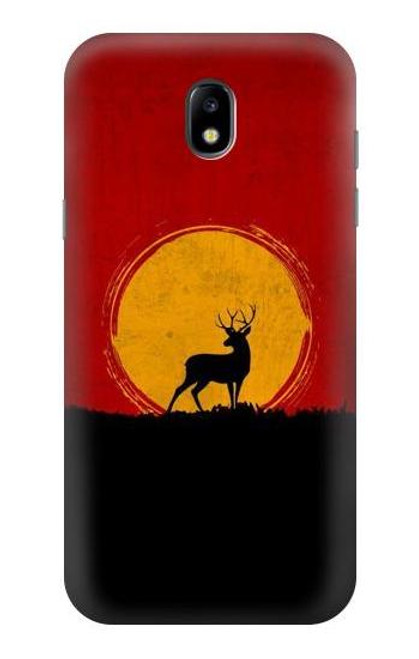 S3513 Deer Sunset Etui Coque Housse pour Samsung Galaxy J5 (2017) EU Version