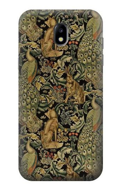 S3661 William Morris Forest Velvet Etui Coque Housse pour Samsung Galaxy J5 (2017) EU Version