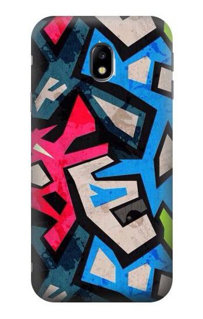 S3445 Graffiti Street Art Etui Coque Housse pour Samsung Galaxy J3 (2017) EU Version