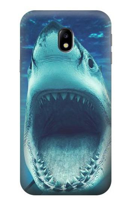 S3548 Tiger Shark Etui Coque Housse pour Samsung Galaxy J3 (2017) EU Version