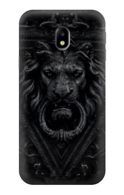 S3619 Dark Gothic Lion Etui Coque Housse pour Samsung Galaxy J3 (2017) EU Version