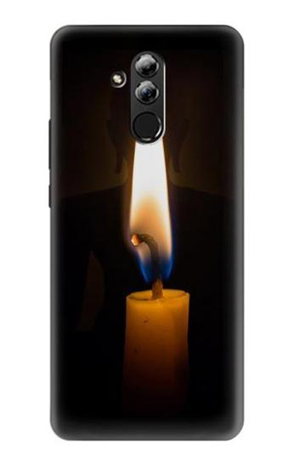 S3530 Buddha Candle Burning Etui Coque Housse pour Huawei Mate 20 lite